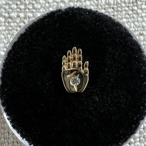 NEW Junipurr ‘The Minder’ 14k Gold Threadless End Jewelry - Picture 1 of 7